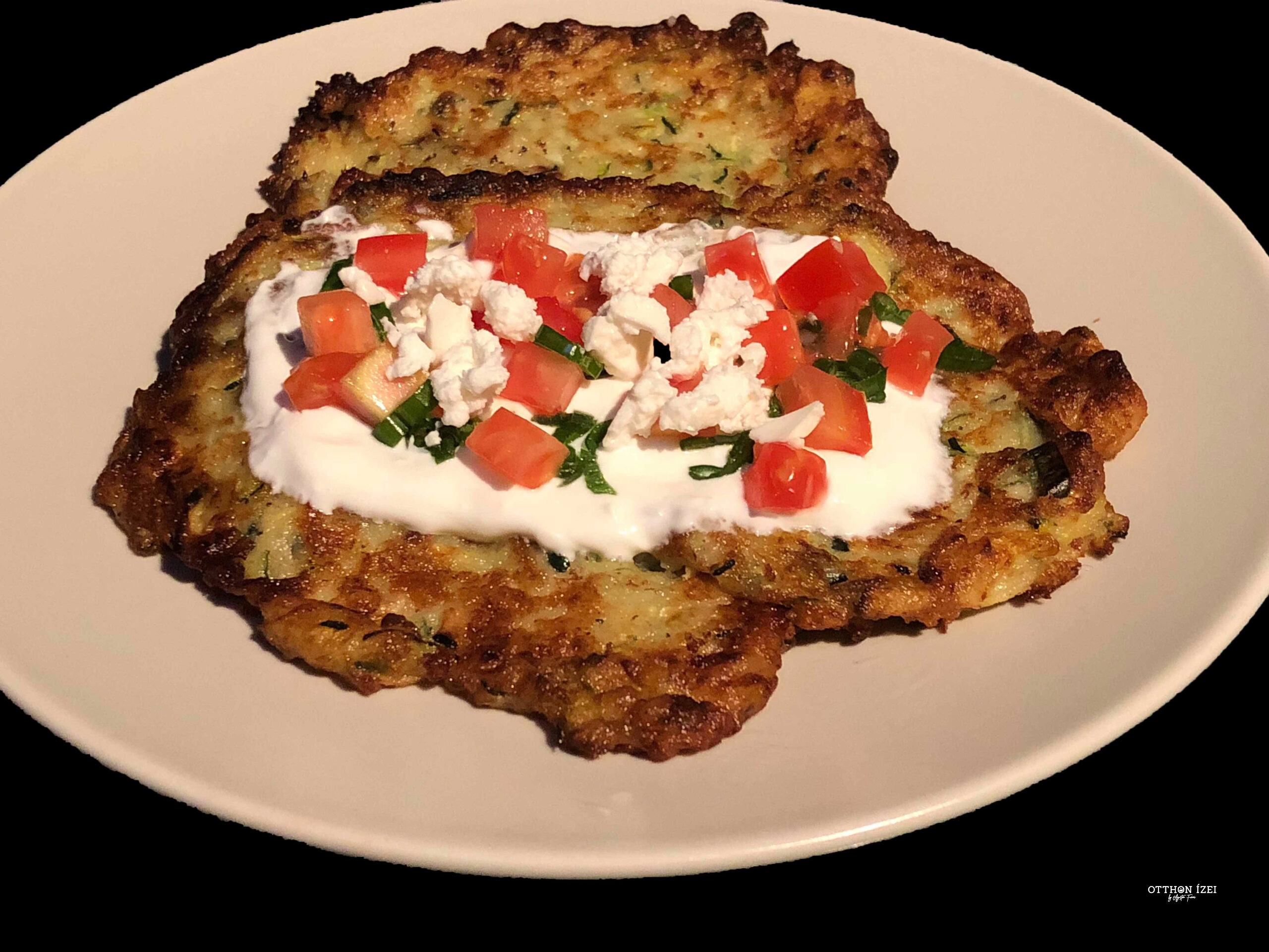 Cukkini lángos